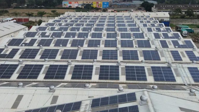 1.25MWp Roof-Mounted Solar Installation for Leading Food and Milling Company in Thika, Kenya