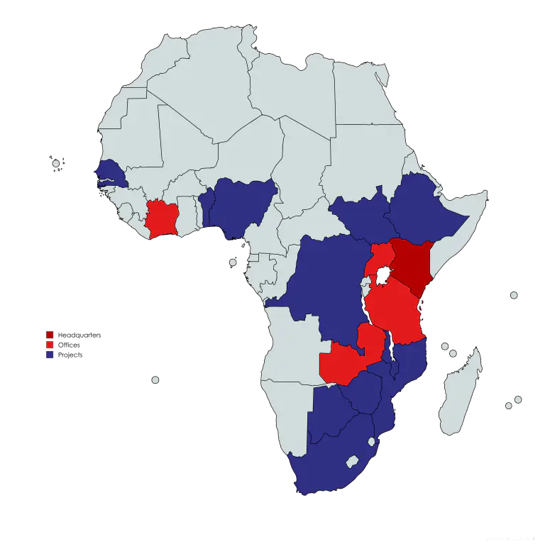 Spenomatic Group Africa Operational Footprint Map