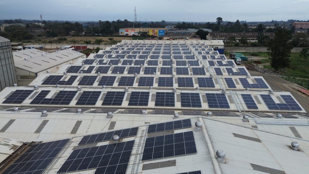 Solar panels on kenblest industry